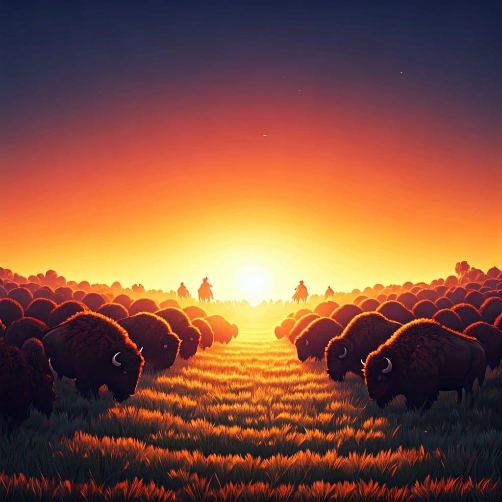 Buffalo, Native Americans, and Noah's Ark in 3D