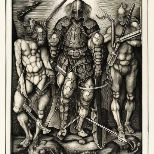 Knight, Death and the Devil Engraving