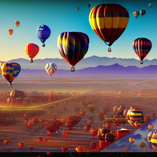 Balloon Fiesta: Matte Painting in Unreal Engine 5