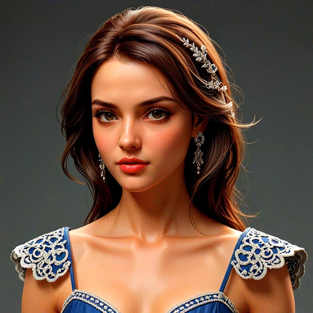 Luxurious 3D Artwork with Intricate Details