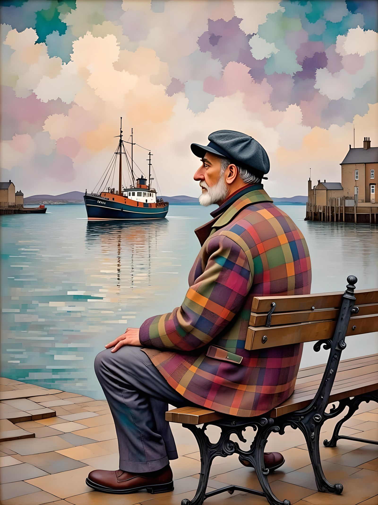 Fisherman's Wharf: Romantic Impressionism in Pastel