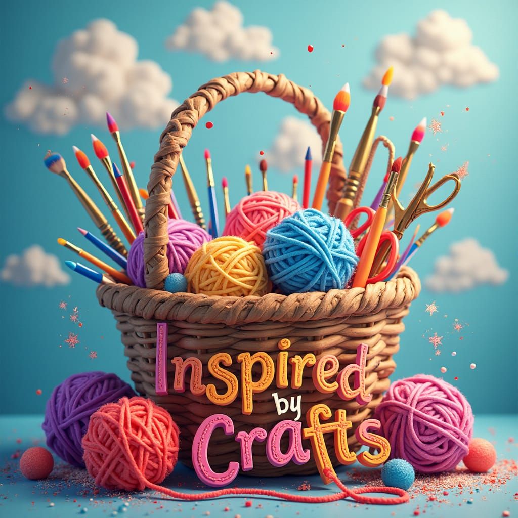 Crafting Supplies in Artistic Composition