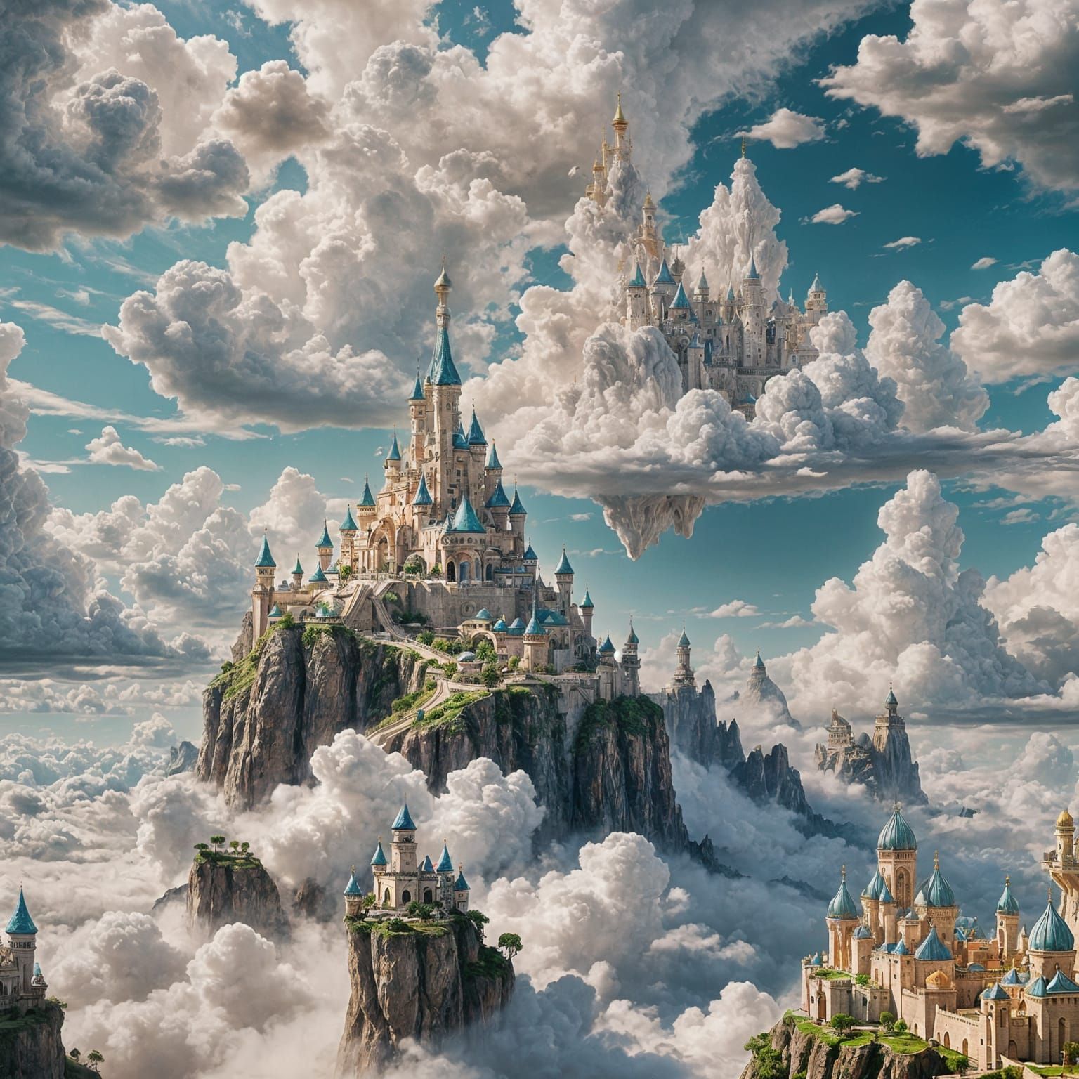 Kingdom in the Clouds Above Earth