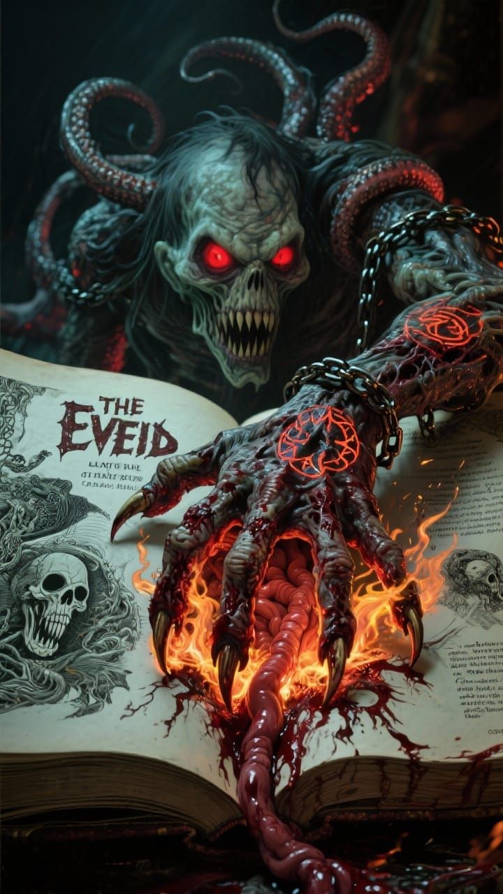 Evil Dead Book of the Dead Triple Exposure