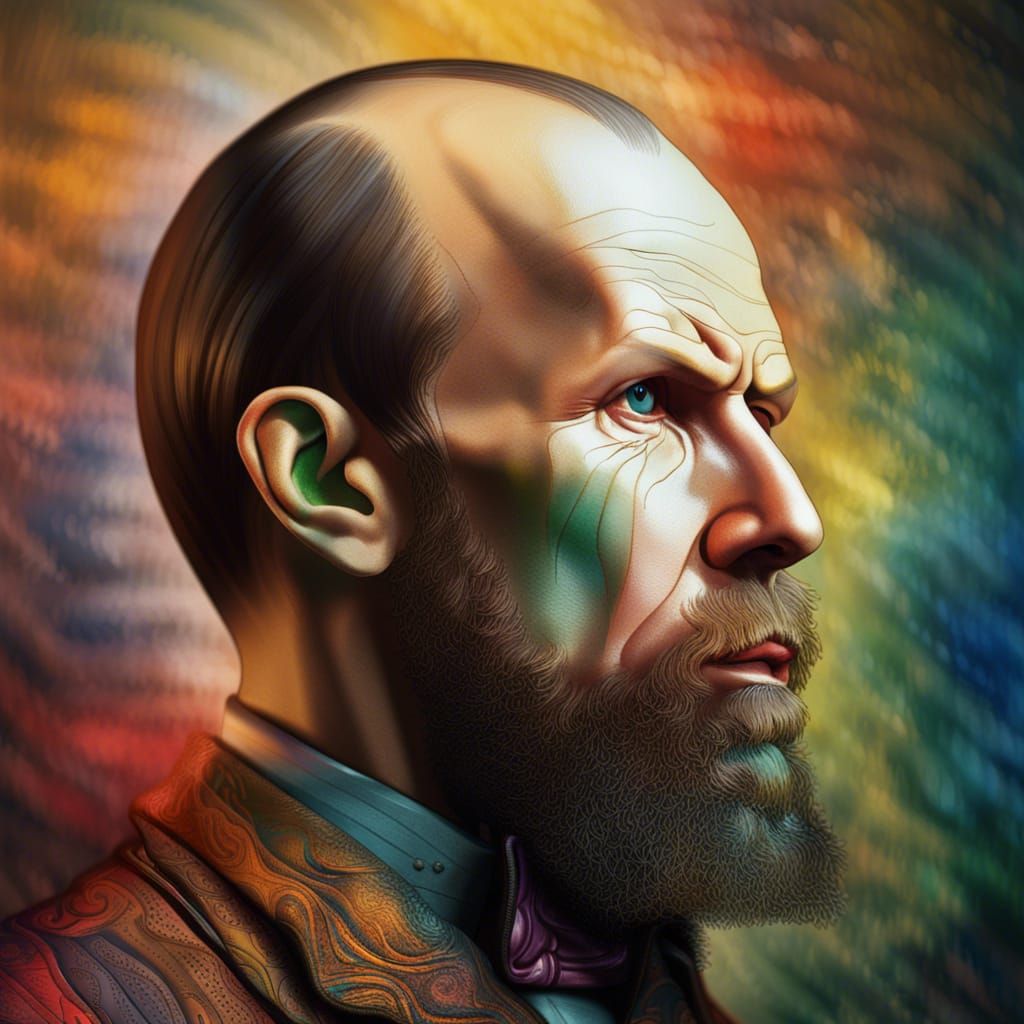 Hyperrealistic Portrait of Fyodor Dostoevsky