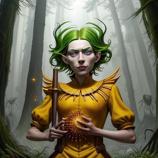 Magical Biological Forms in a Surreal Dreamscape