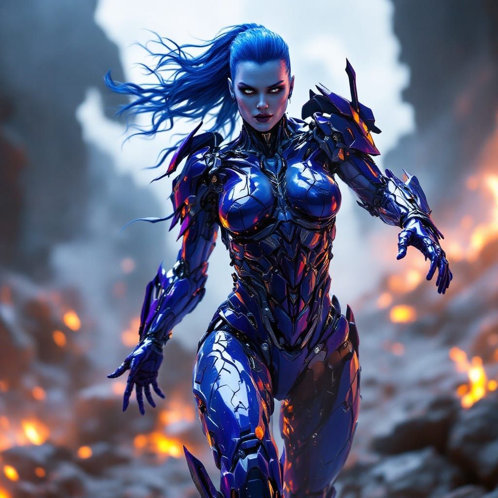 Mystique as an Autobot Transformer