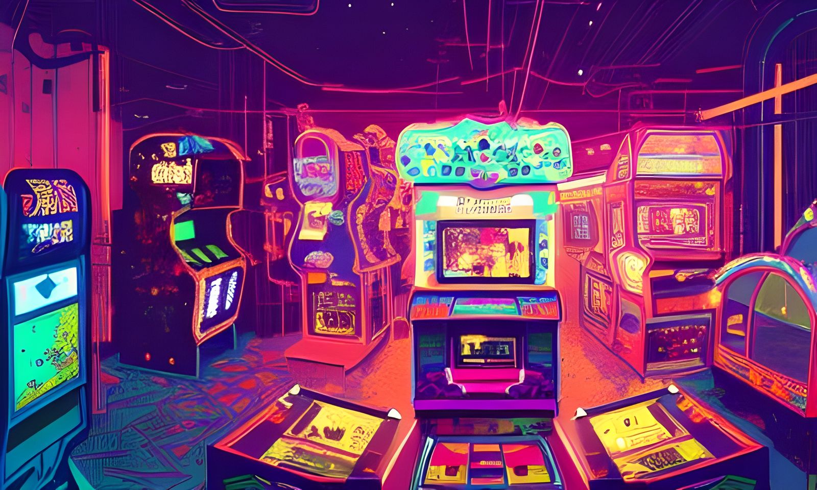 Bright and Cute Lazy Arcade with Games