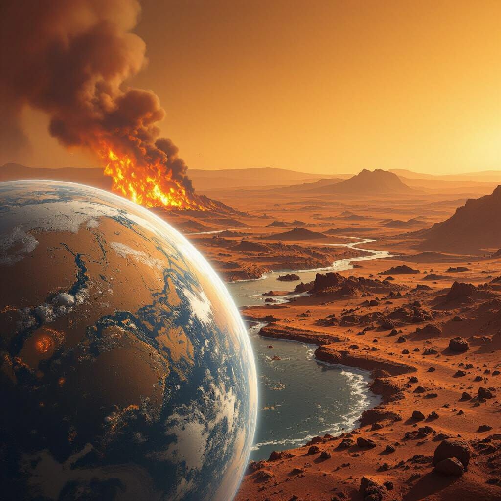 Mars: A Tale of Two Planets, Life and Desolation