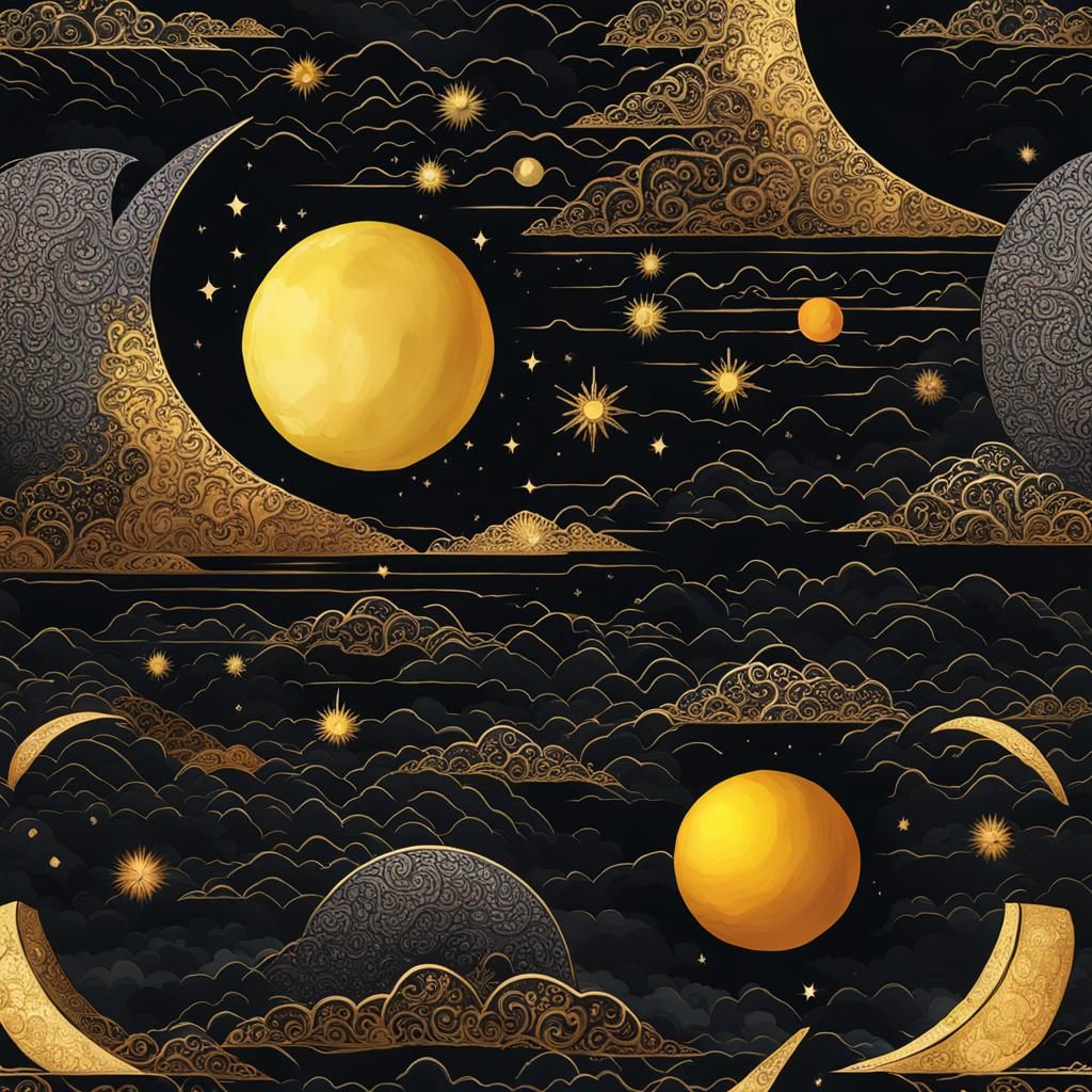 Golden Sun and Dark Moon Jewel