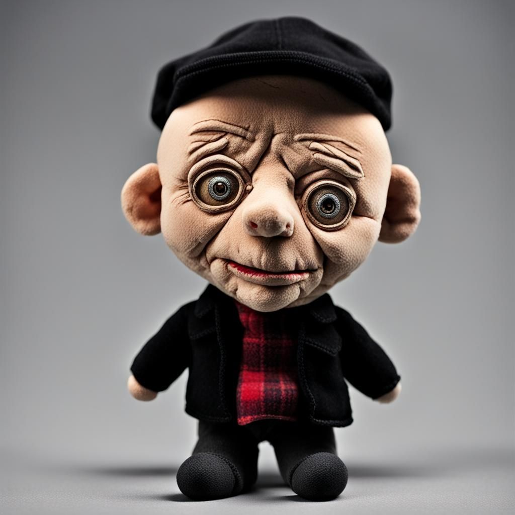 Ed Gein Plush Toy: Hyperdetailed Art