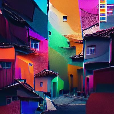 Abstract Colors in a Kaleidoscope