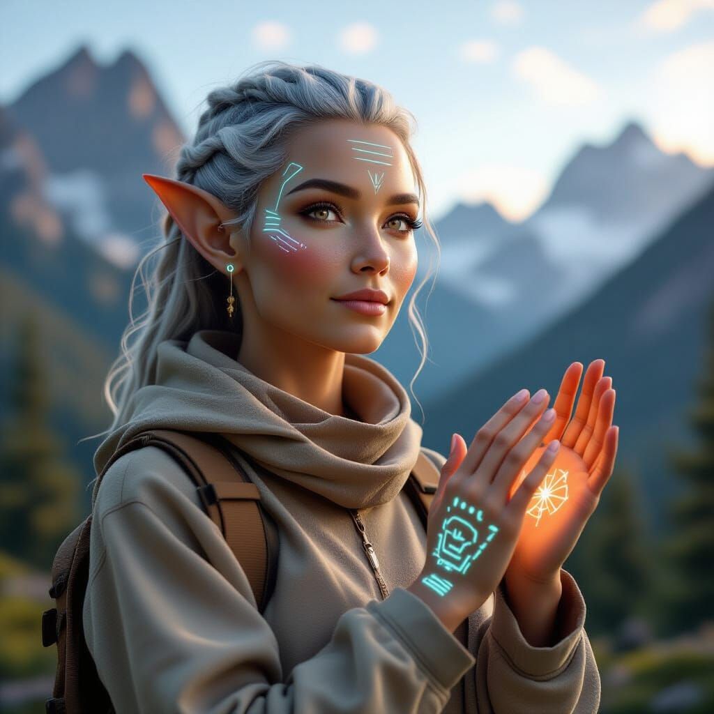 Human-ET Hybrid in Earth Setting: Sci-Fi Realism