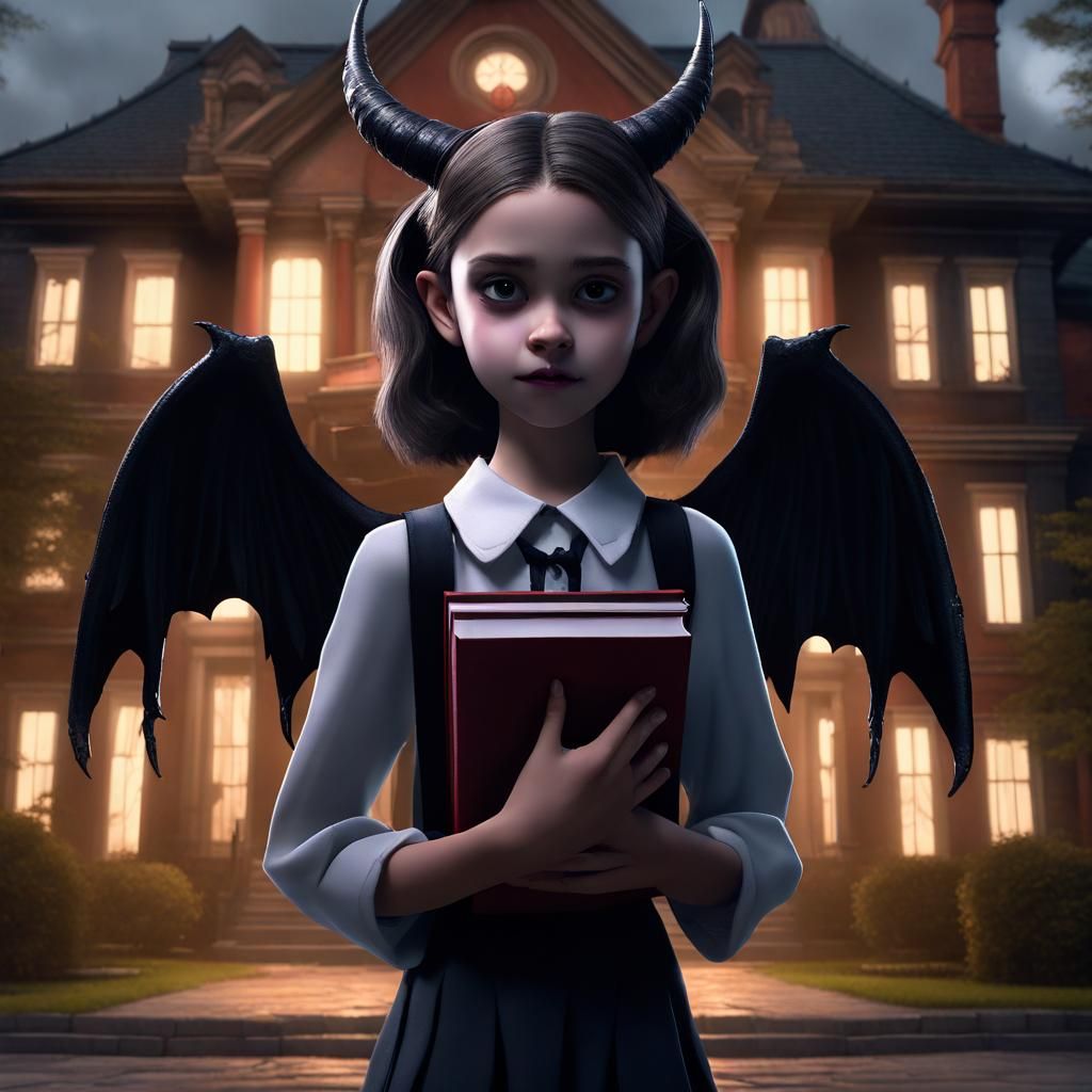 Dark Lord's Daughter Prepares for Finishing School in Haunte...