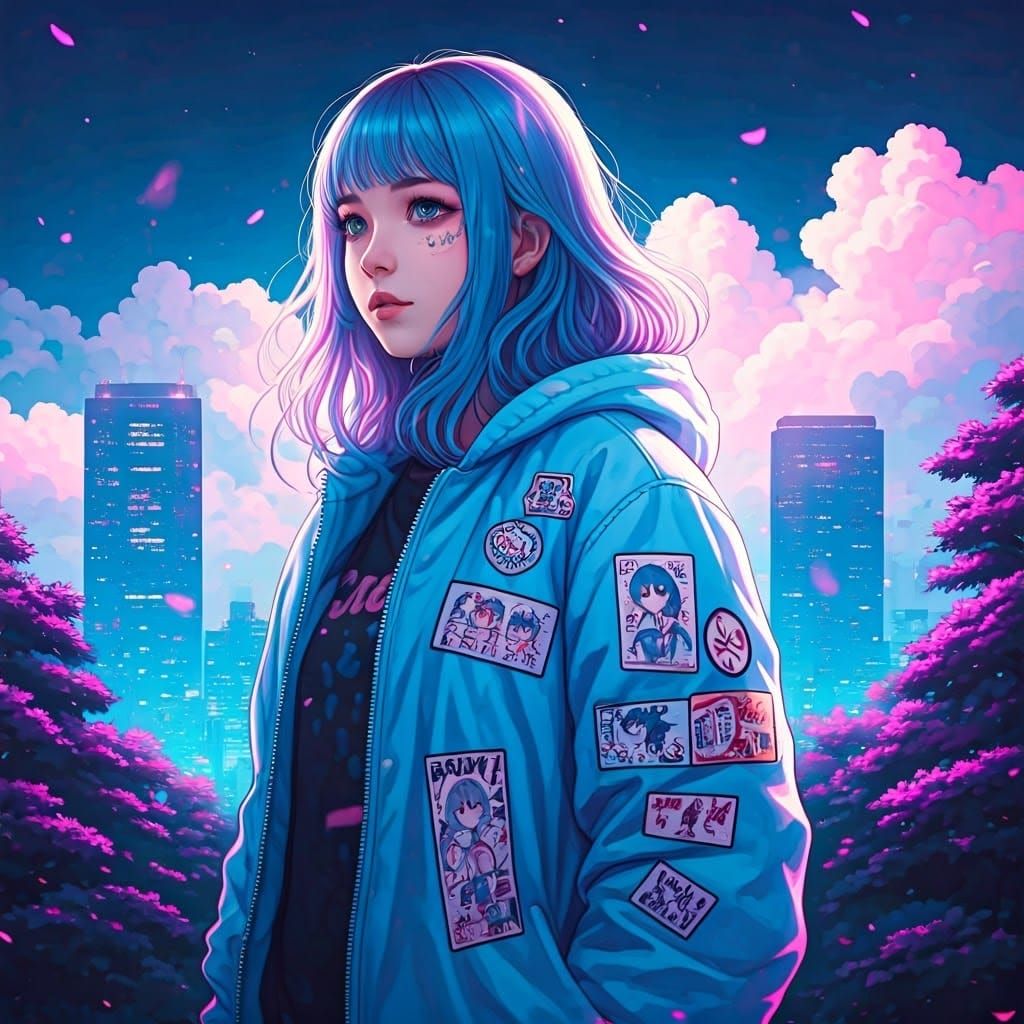 Otaku Girl in Fantastical Tokyo World