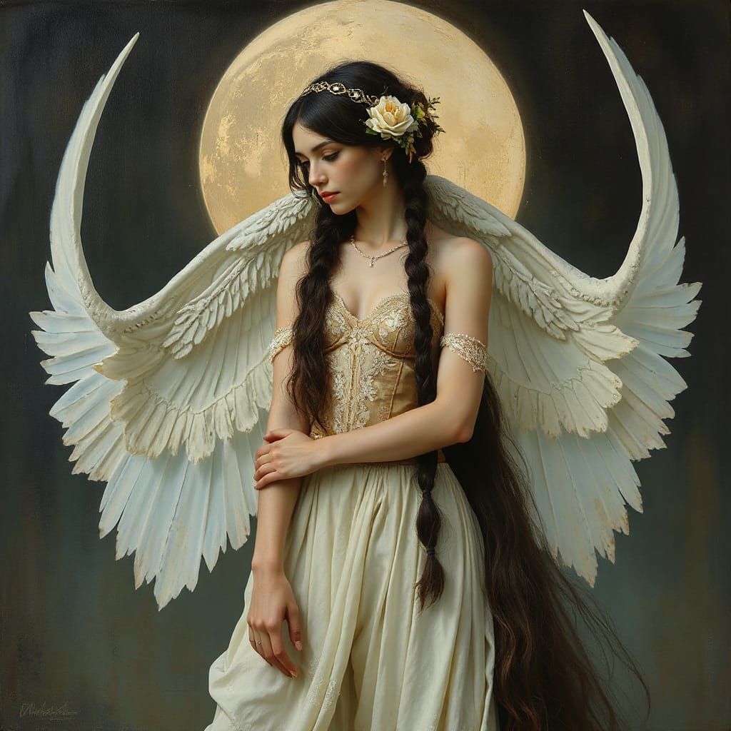 Symbolist Portraits Inspired by Art Nouveau Masters