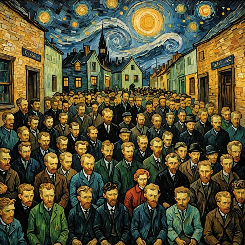 Jigsaw Vincent 86 Vincent Tells Freud His Dream, "The Crowd is All Me but There's This One Woman in Red", Freud Says, "O...
