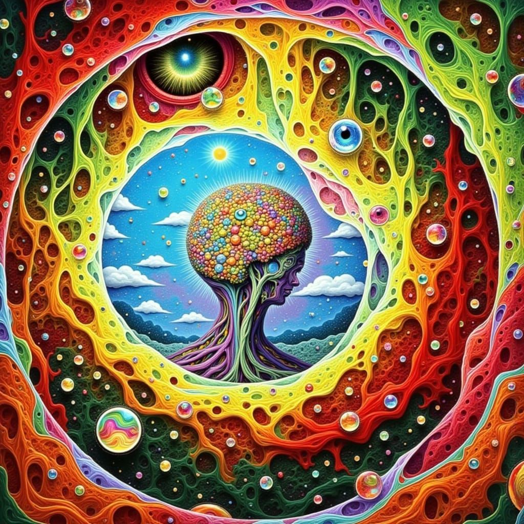 Van Gogh Discovers Vibrant Psychedelic Realm