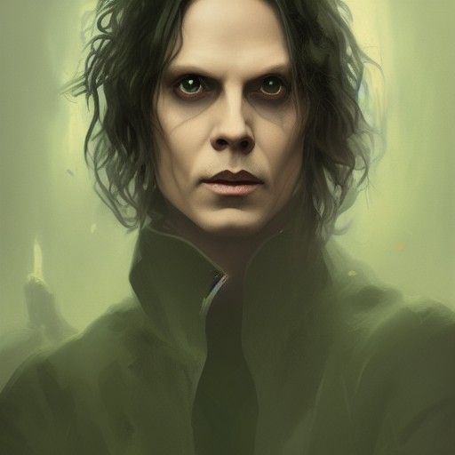 Detailed Portrait with Volumetric Lighting