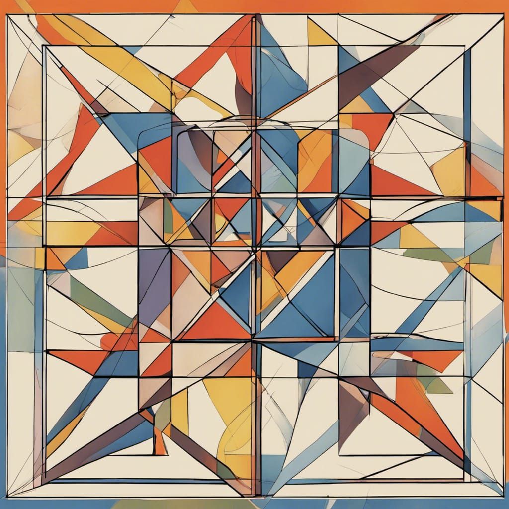 Abstract Art Illustration of Euclid's Theorem