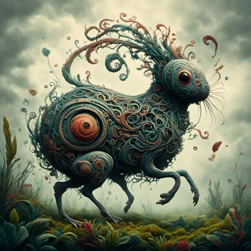 Wonky Houses in Alive, Song-like Style