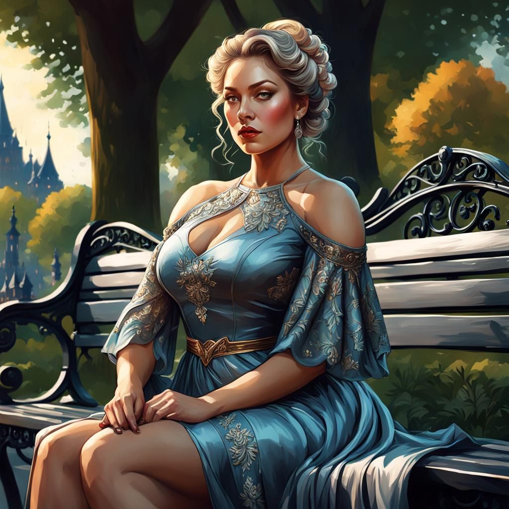 Resting in the park VII