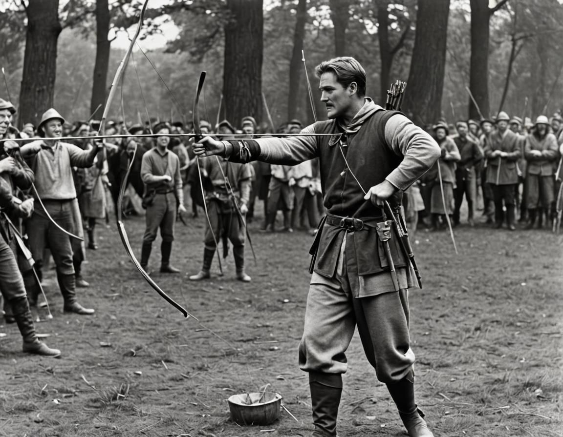 Robin Hood Archery Contest: Classic Hollywood Style