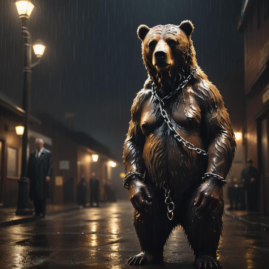 Film Noir: Bear in Courtroom Drama