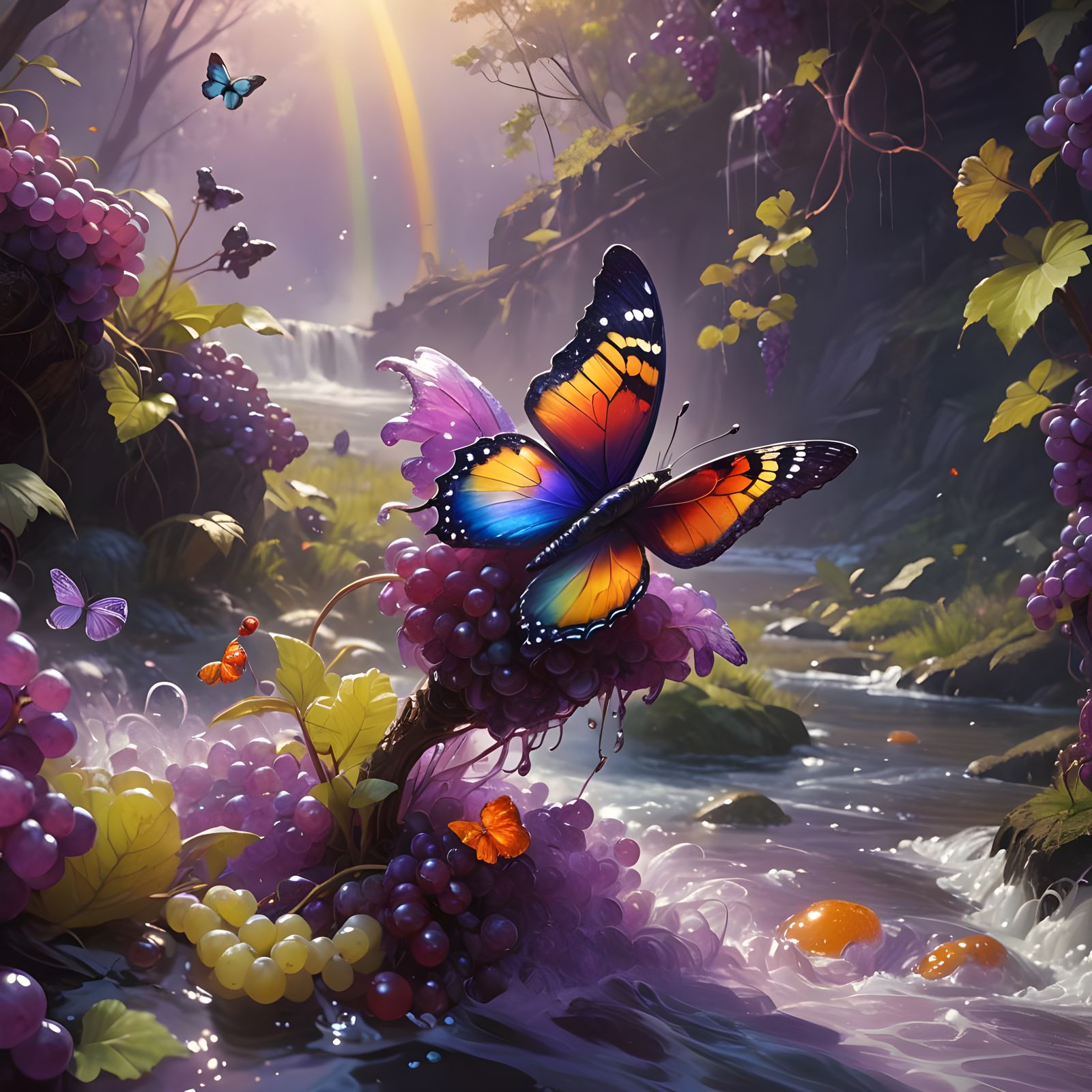 Rainbow Butterfly Bandit Wanted Poster in Candy Nation