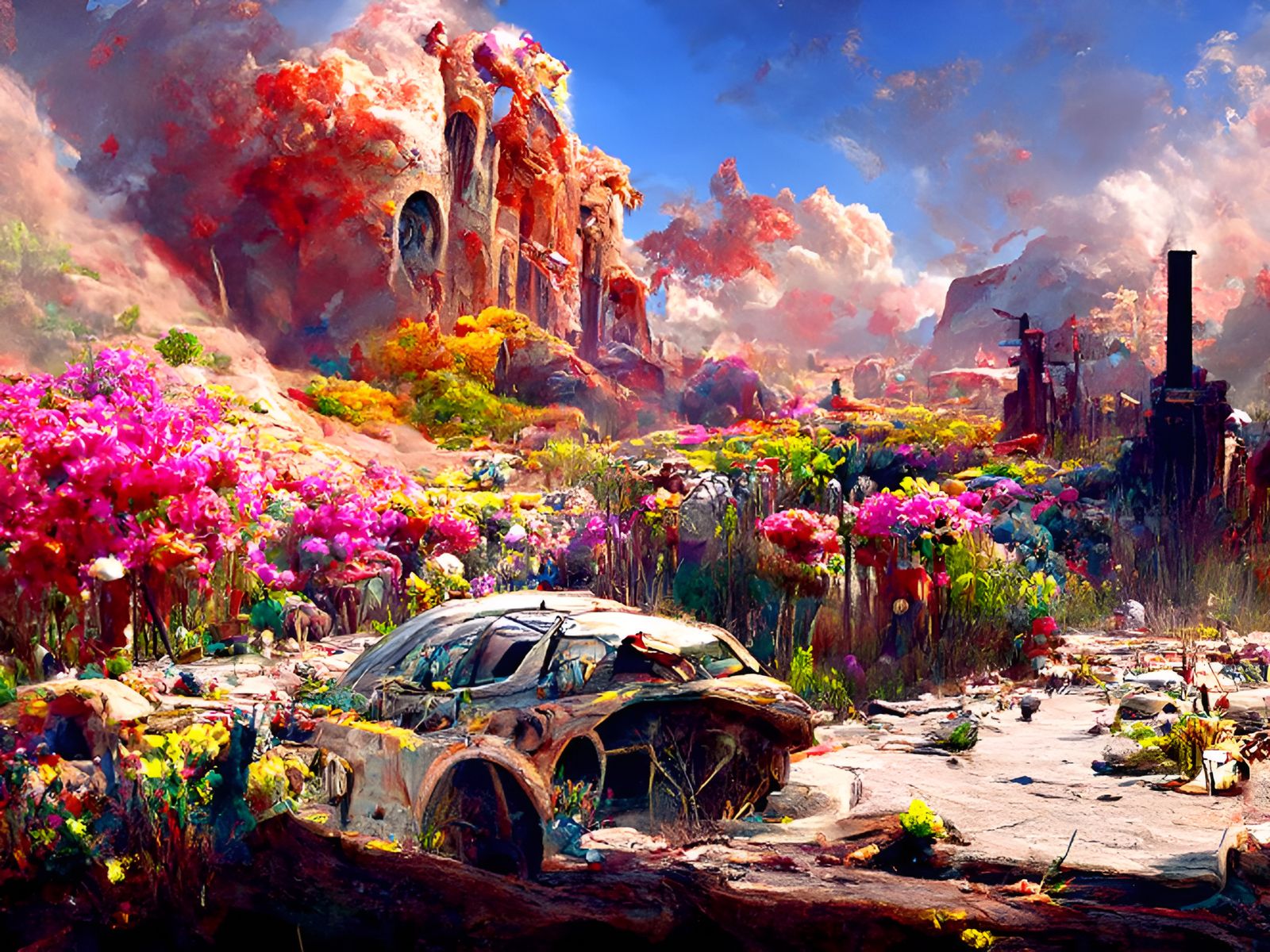 Blooming Wasteland: Post-Apocalyptic Superbloom