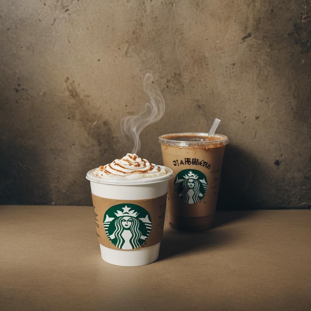 Cinematic Starbucks Chai Tea Film Still