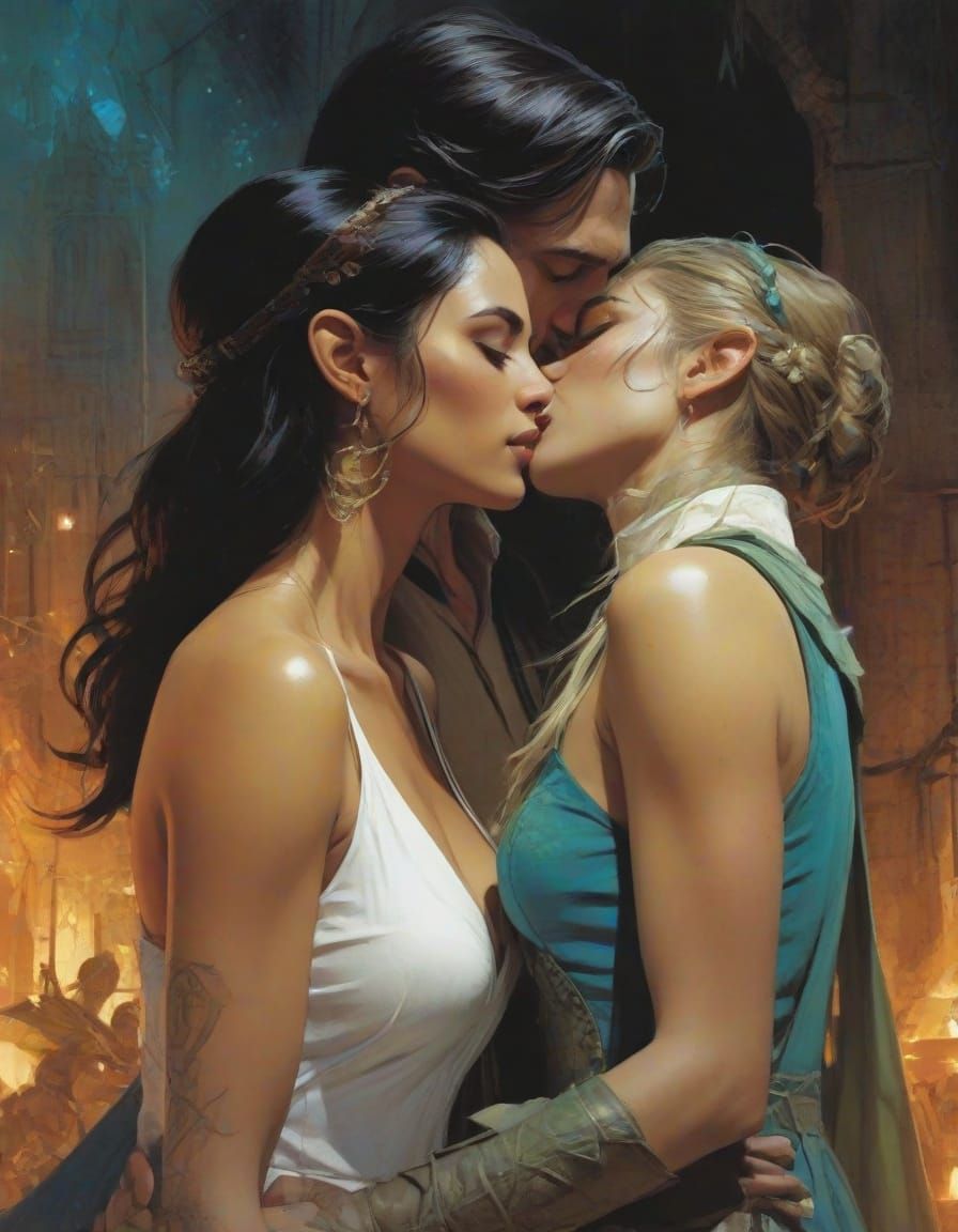 Fantastical Love in a Whimsical Comic Book World