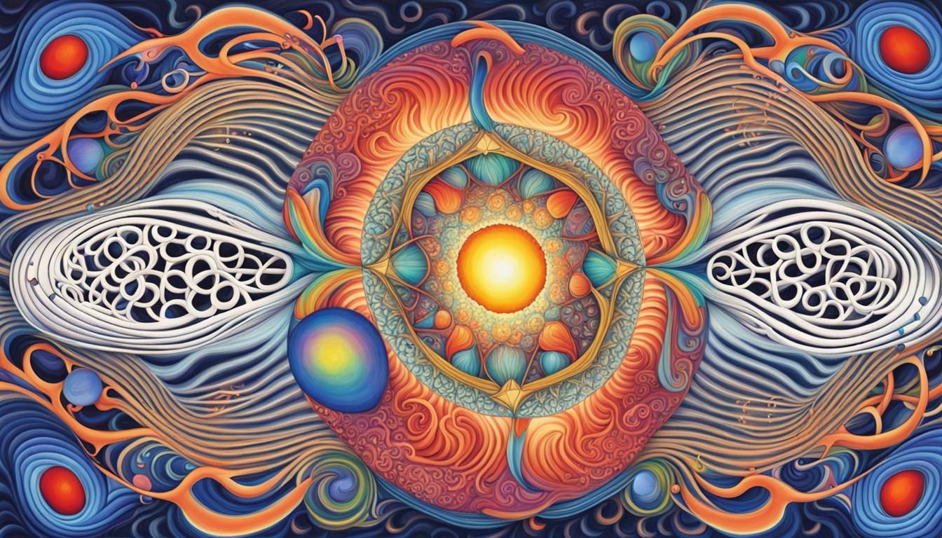 Grace Personified with Flow Toys and Quantum Zentangles