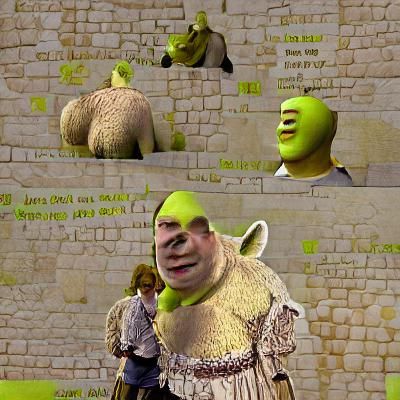 Shrek: The Beloved Ogre in AI Art