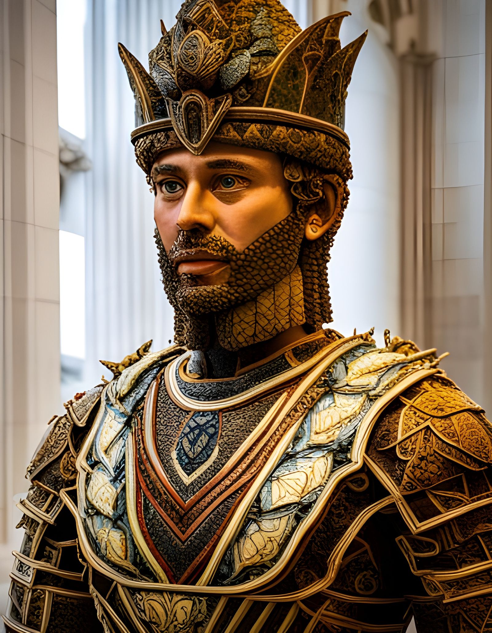 Restored Bust of Corn King David c. 2023