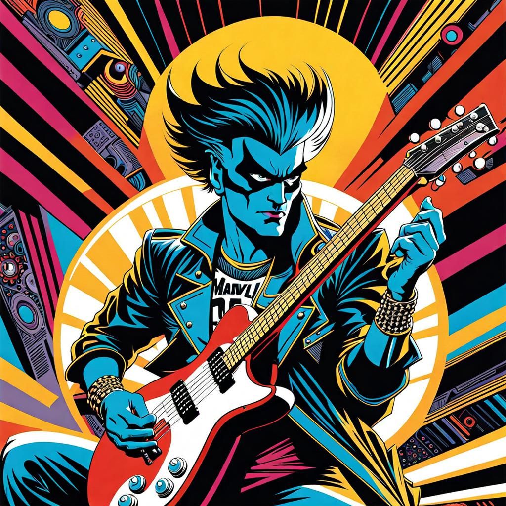 Super Hero Guitarist