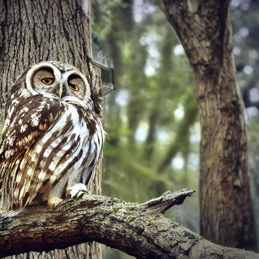 Hyperrealistic Owl Embodies Wisdom in Stunning Detail
