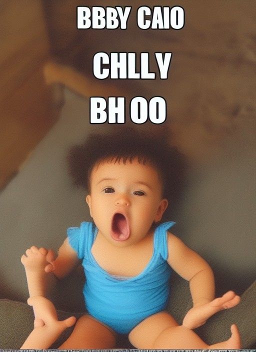 AI Interpretation of a Relaxing Baby