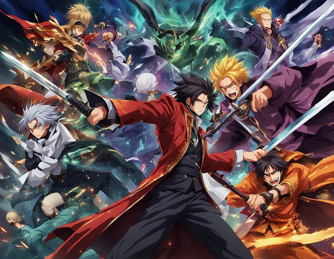 Anime Villain Showdown: Dynamic Battles and Intense Action