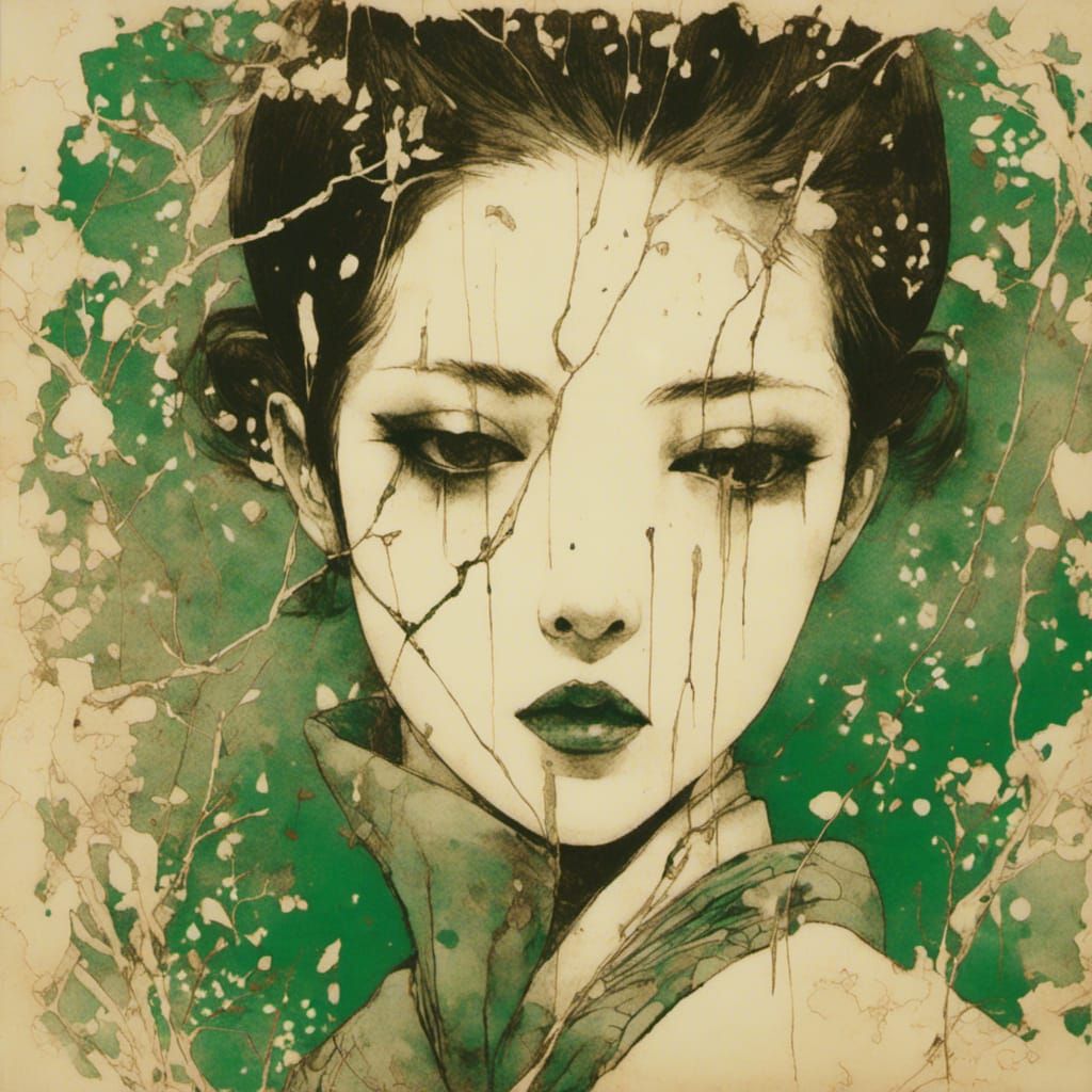 Expressive Portrait in Sepia Tones