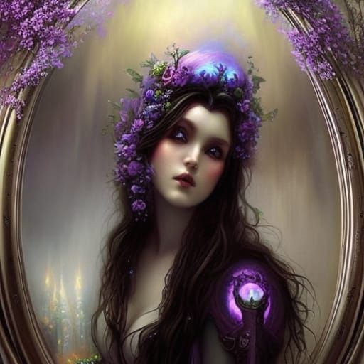 Gothic persephone misses her dark Lord of the underworld Hades& ethereal vibes& sad vibes