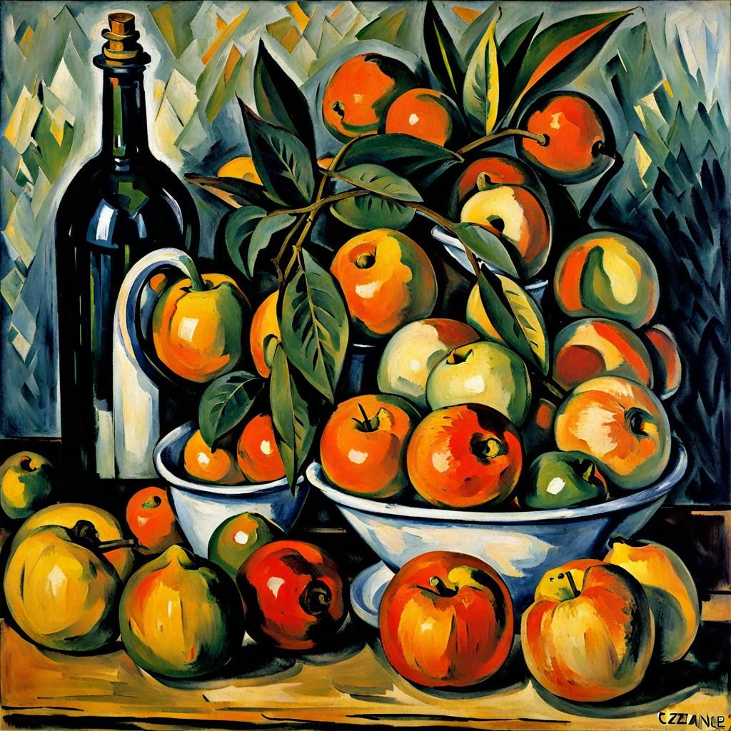 Cezanne Inspired Still Life