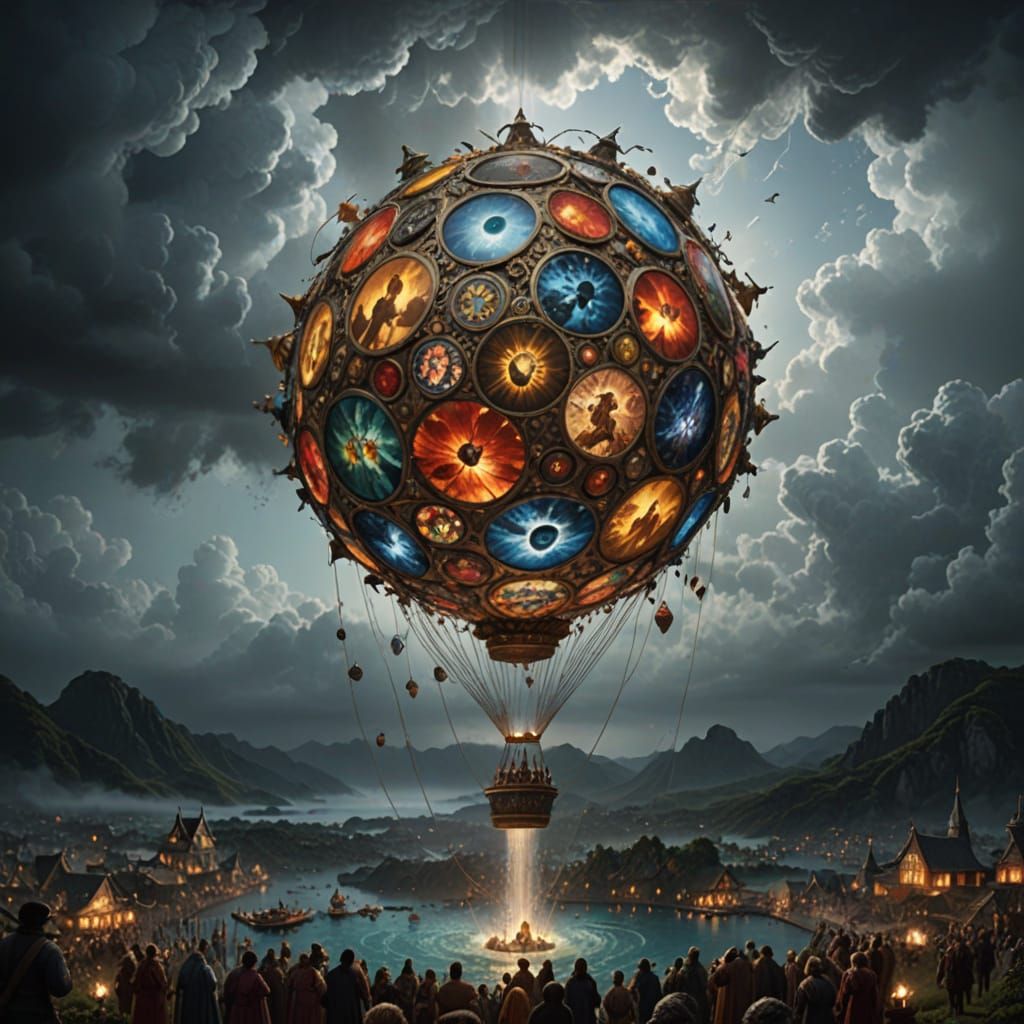 Epic Cinematic Masterpiece in Maximalist Style