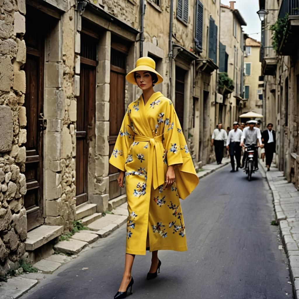 " Mademoiselle Nelly Halleux" Haute couture printemps-été 19...