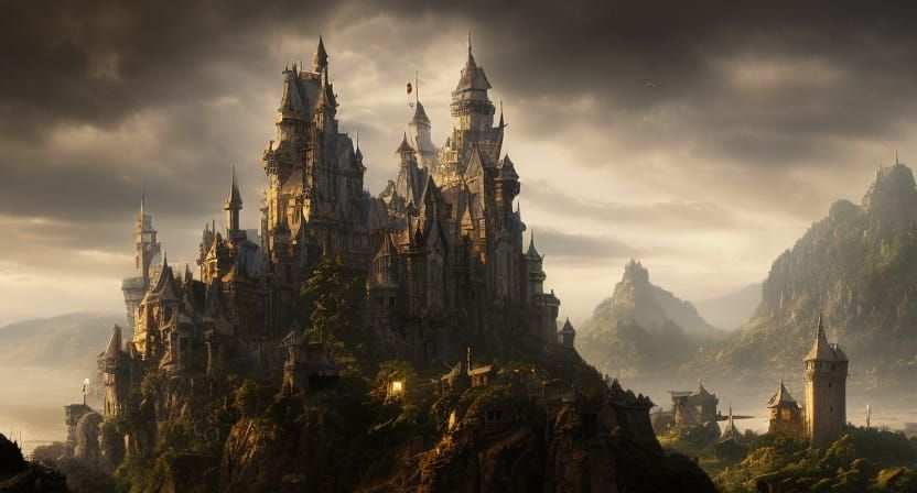 Epic Castles: Dramatic Digital Matte Painting