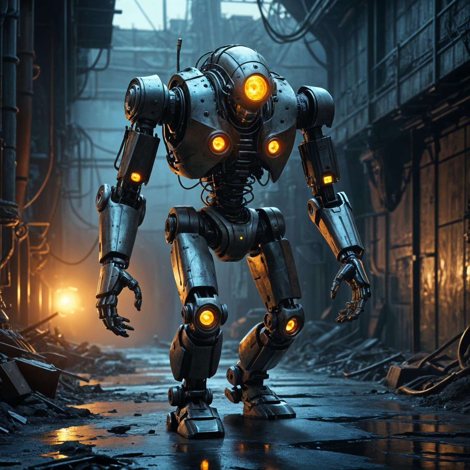 Robot Quitting His Job