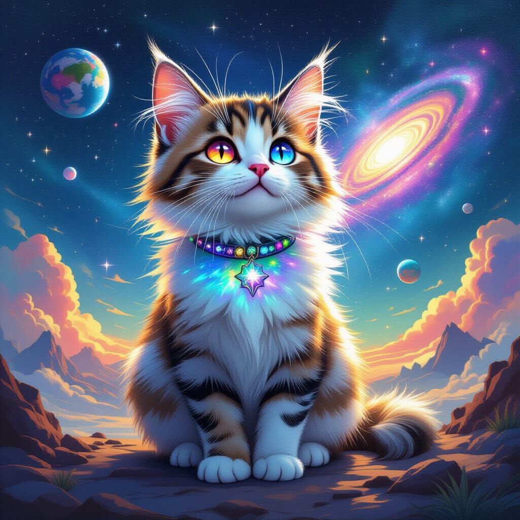 Cosmic Cat: A Galaxy in its Eye