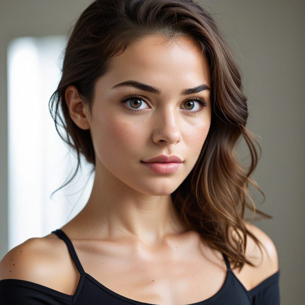 Vibrant Portrait of a Young Woman