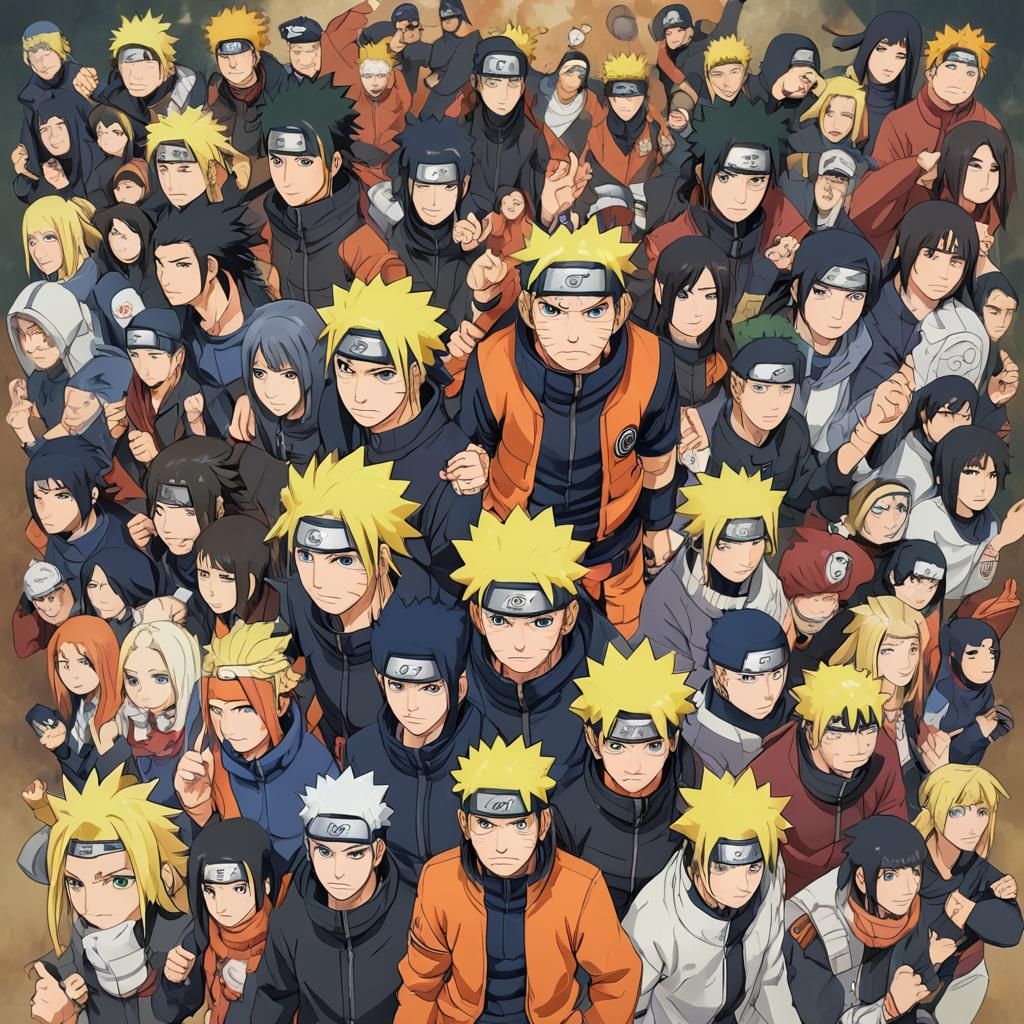 Naruto in Anime Key Visual Style