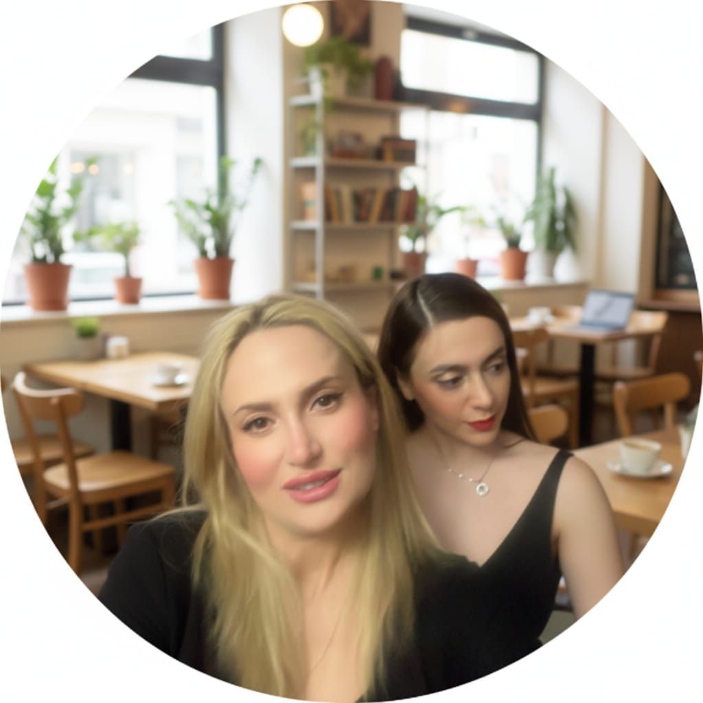 AI Art: Woman in Serene Landscape for Profile